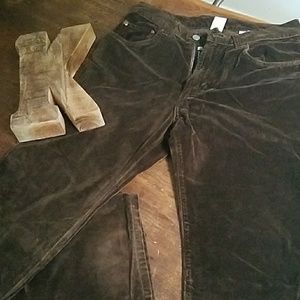 CLEARANCE Lucky brand velvet jeans